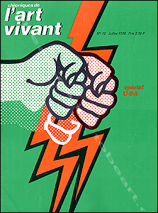 Chroniques de l'ART VIVANT N&deg;12. Paris, Maeght, juillet 1970.