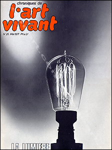 Chroniques de l'ART VIVANT N&deg;20. Paris, Maeght, mai 1971.