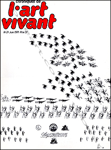 Chroniques de l'ART VIVANT N&deg;21. Paris, Maeght, juin 1971.