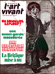 Chroniques de l'ART VIVANT N&deg;27. Paris, Maeght, f&eacute;vrier 1972.