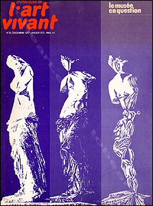 Chroniques de l'ART VIVANT N&deg;35. Paris, Maeght, d&eacute;cembre 1972.