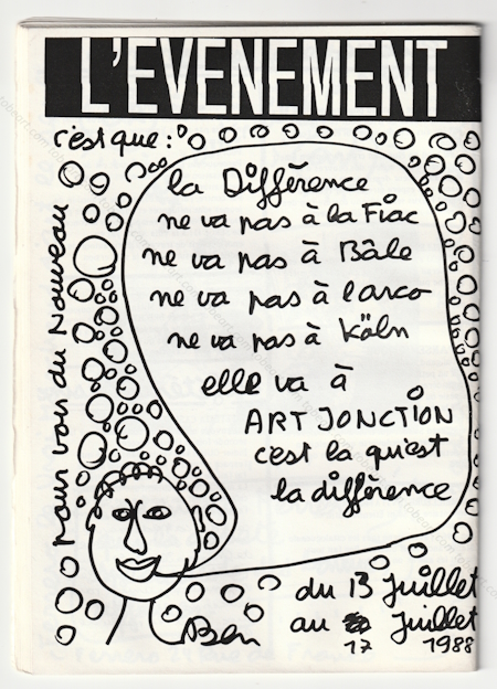 c'art. Bulletin intrieur de la diffrence. BEN (Vautier). Nice, Ben, 1988.