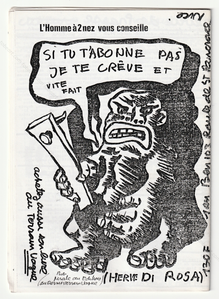 charogn'art. Bulletin intérieur de la différence. BEN (Vautier). Nice, Ben, 1984.