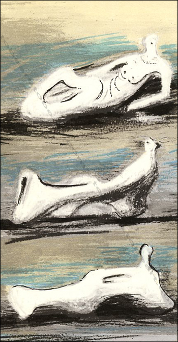 Henry MOORE - Maitres graveurs contemporains. Paris, Galerie Berggruen & Cie, 1981.