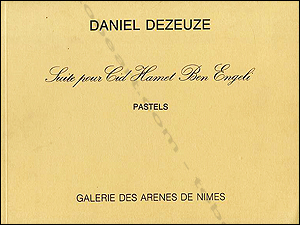 Daniel Dezeuze - Suite pour Cid Hamet Ben Engeli. Pastels. Nîmes, Carré d'Art, 1986.