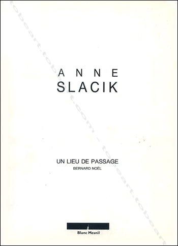 Anne SLACIK - Un lieu de Passage. Livres peints. Blanc-Mesnil, 1990.
