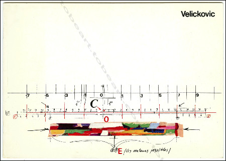 Vladimir VELICKOVIC. Paris, Galerie Odermatt, 1973.