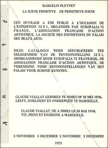 Claude VIALLAT - 12 x 1. Bruxelles, Europalia / AFAA, 1975.