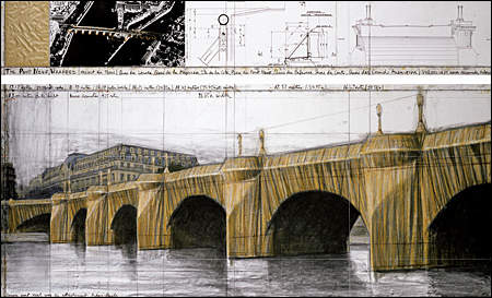 CHRISTO et Jeanne-Claude. Le Pont Neuf Empaquet, Paris 1975-1985. Paris, Adam Biro, 1990.