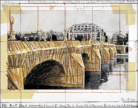 CHRISTO et Jeanne-Claude. Le Pont Neuf Empaquet, Paris 1975-1985. Paris, Adam Biro, 1990.