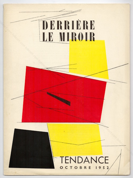 DERRIERE LE MIROIR N°50 - Pablo PALAZUELO - TENDANCE. Paris, Maeght, 1952.