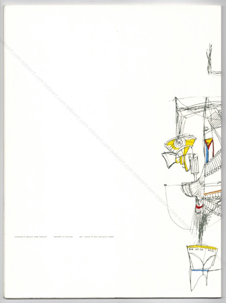 Saul STEINBERG - DERRIERE LE MIROIR N53-54. Paris, Maeght, 1952.