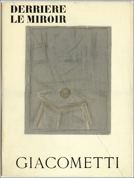 DERRIERE LE MIROIR N°65 - Alberto GIACOMETTI. Paris, Maeght, 1954.