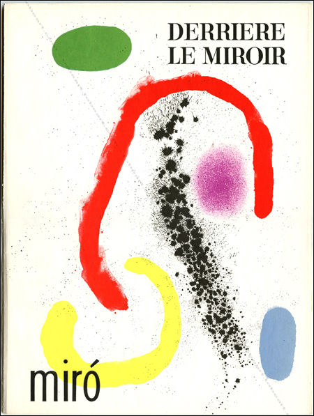 Joan MIRO - DERRIERE LE MIROIR n125-126. Paris, Maeght, 1961.