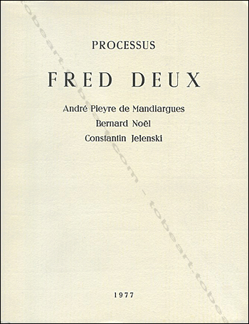Fred Deux - Vence, Pierre Chave, 1977