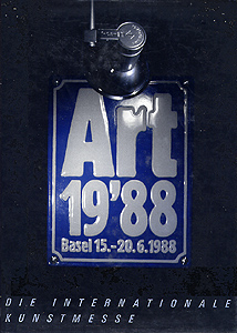 ART BASEL 1988 - Catalogue de la Foire d'Art Contemporain de Basel en 1988.