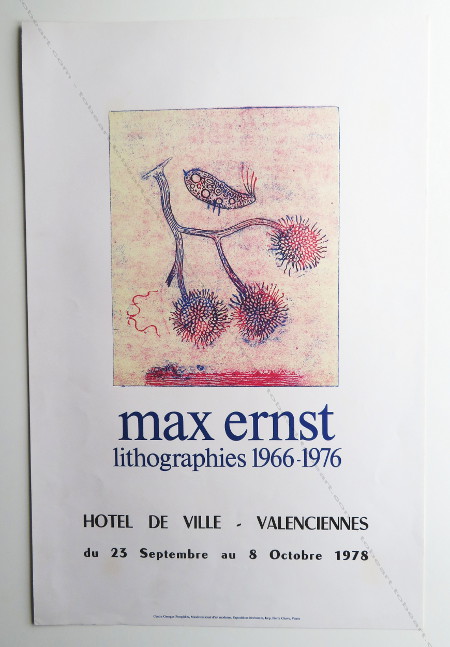Max ERNST. Affiche originale. Paris, Centre Pompidou - MNAM, 1978.