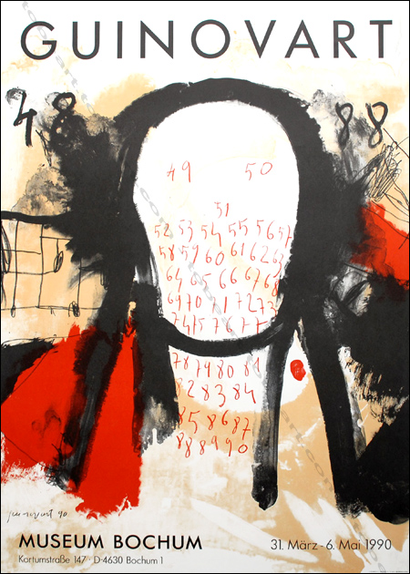 Josep GUINOVART | Affiche originale | Museum Bochum, 1990.