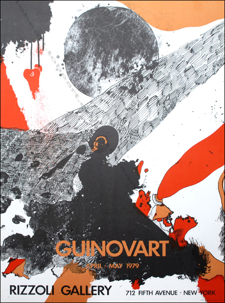 Josep GUINOVART CONTORN - ENTORN | Affiche originale | New York, Rizzoli Gallery, 1979.