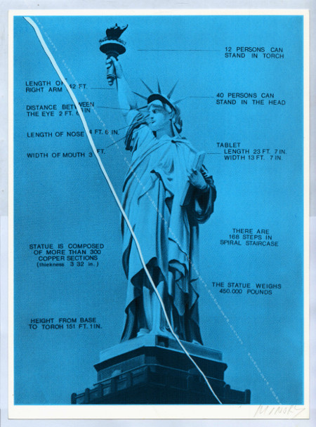 Jacques MONORY. Bicentenaire kit - USA 76 - I | S&eacute;rigraphie originale.