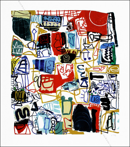 Estampe originale de Jan Voss | Galerie F, 2014.
