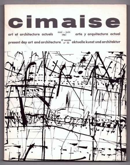 CIMAISE N53 - Art et Architecture Actuels. Paris, Cimaise, 1961.