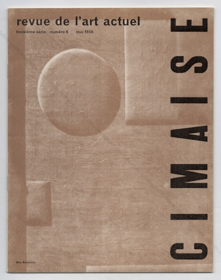 Cimaise 3me srie N6 - Revue de l'art Actuel. Paris, Cimaise, mai 1956.