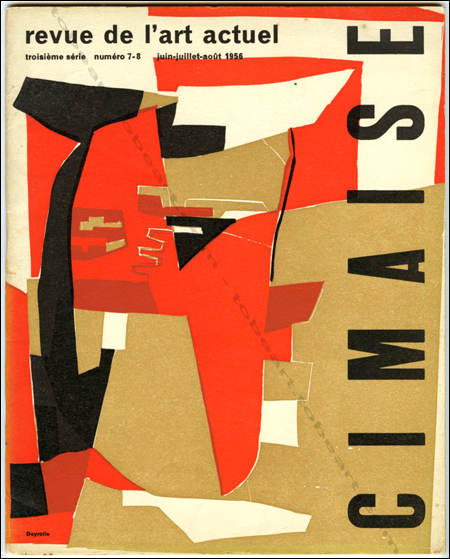 CIMAISE 3me srie n7-8 - Revue de l'art Actuel. Paris, Cimaise, mai 1956.