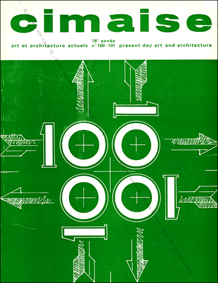 Cimaise n°100-101 - Art et Architecture Actuels. Paris, Cimaise, janvier-mars 1971.