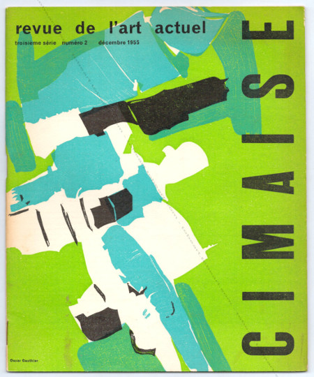 Cimaise 3me srie N2 - Revue de l'art Actuel. Paris, Cimaise, dcembre 1955.