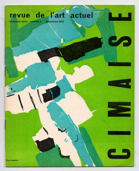 Cimaise 3me srie N2 - Revue de l'art Actuel. Paris, Cimaise, dcembre 1955.