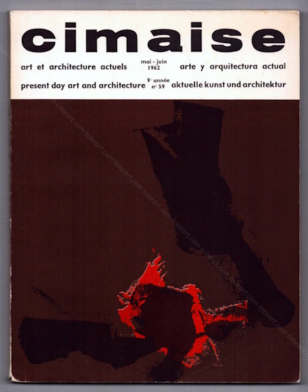 CIMAISE N59 - Art et Architecture Actuels. Paris, Cimaise, 1962.