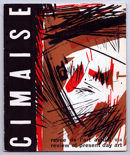 CIMAISE 6me srie n4 - Revue de l'art Actuel. Paris, Cimaise, avril-mai 1959.