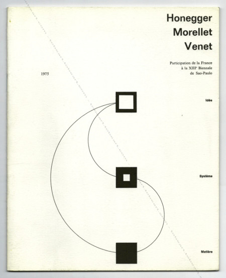 Bernar VENET / Ide - Franois MORELLET / Systme - Gottfried HONEGGER / Matire - Paris, AFAA, 1975.