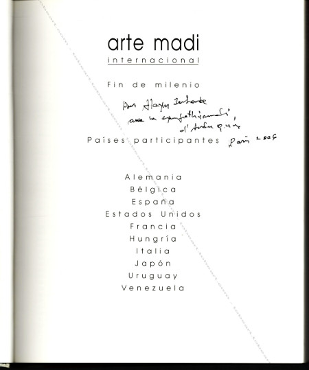 Arte MADI internacional - Fin de milenio. Editorial Godoy, 2000.