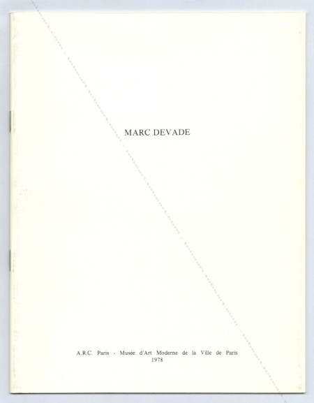 Abstraction Analytique - Paris, ARC / Musée d'Art Moderne, 1978.