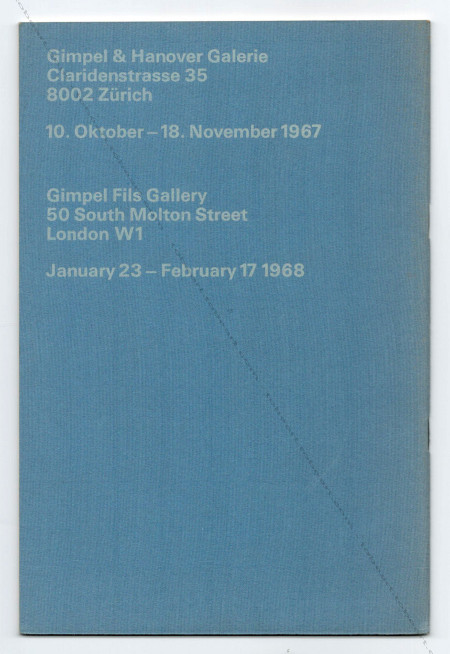 Horst ANTES. London, Gimpel Fils Gallery, 1967.