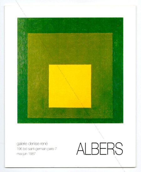 Josef ALBERS - Paris, Galerie Denise Ren, 1987.