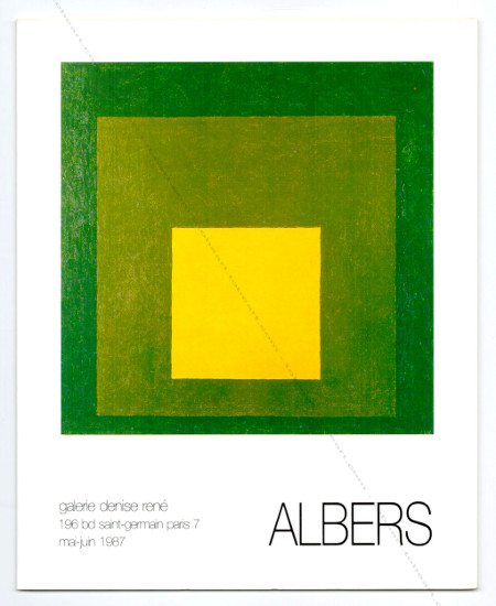 Josef ALBERS. Paris, Galerie Denise Ren, 1987.
