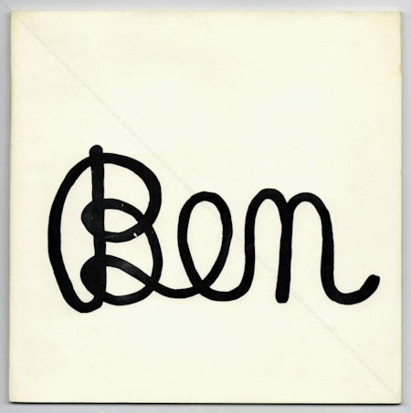 BEN (Vautier) écritures de 1958 à 1966. Paris, Galerie Templon, (1971).