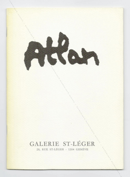 Jean-Michel ATLAN. Genve, Galerie St-Lger, 1971.