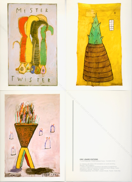 FLECHEMULLER - Peintures 1983-1987. Strasbourg, Eric Linard Editions, (1987).