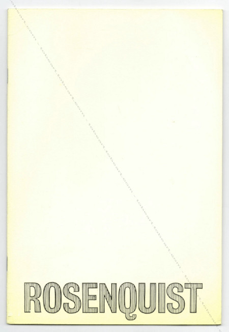 James Rosenquist. Paris, Galerie Ileana Sonnabend, 1964.