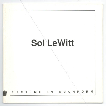 Sol LEWITT's systeme in buchform. Bremen, Neues Museum Weserburg, 1994.