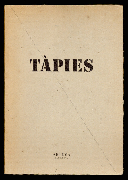 Antoni TÀPIES - Obra 1945-1954. Barcelona, Artema, 1978.