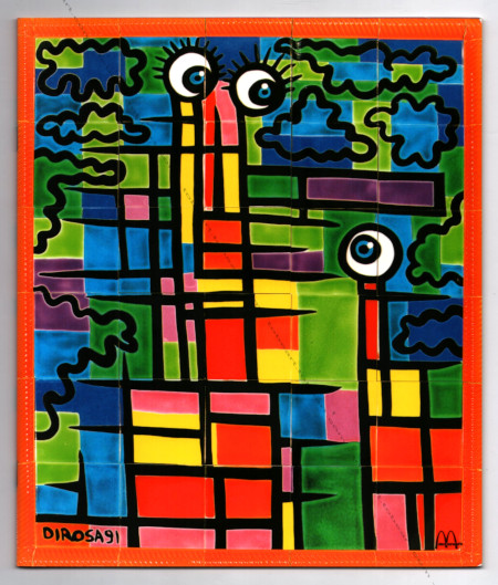 Le petit Muse McDonald par Herv Di ROSA. Montpellier, McDonald Gare, 1991.