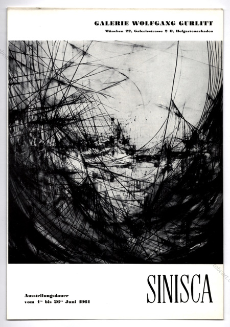 Mario SINISCA. Galerie Wolfgang Gurlitt, 1961.
