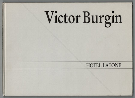 Victor BURGIN - Travaux. Htel Latone. Calais, Muse des Beaux-Arts, 1982.