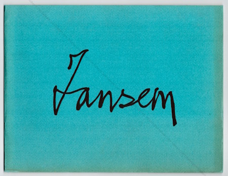 Jean JANSEM - La danse. Paris, Galerie Maurice Garnier, 1969.