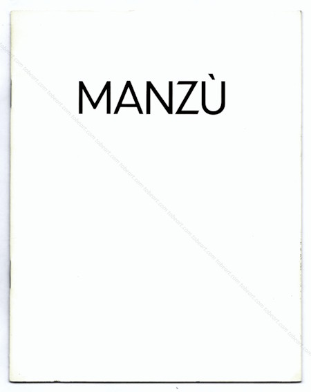 Giacomo MANZ&Ugrave; - Skulpturen Zeichnunngen Grafik. St. Gallen, Galerie im Erker, 1960.